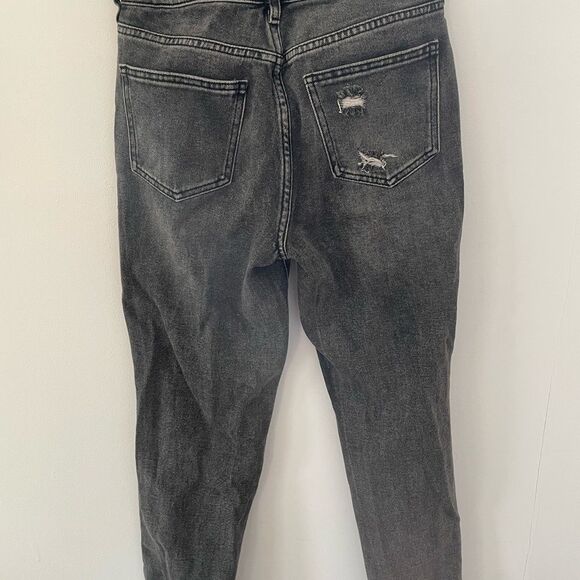 Pacsun size 25 Women's Black Distressed Mom Jeans 100% Cotton see pictures. - Picture 6 of 9